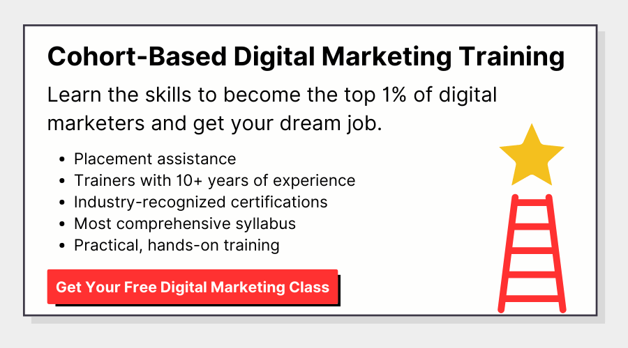 Cohort-Based Digital Marketing Training