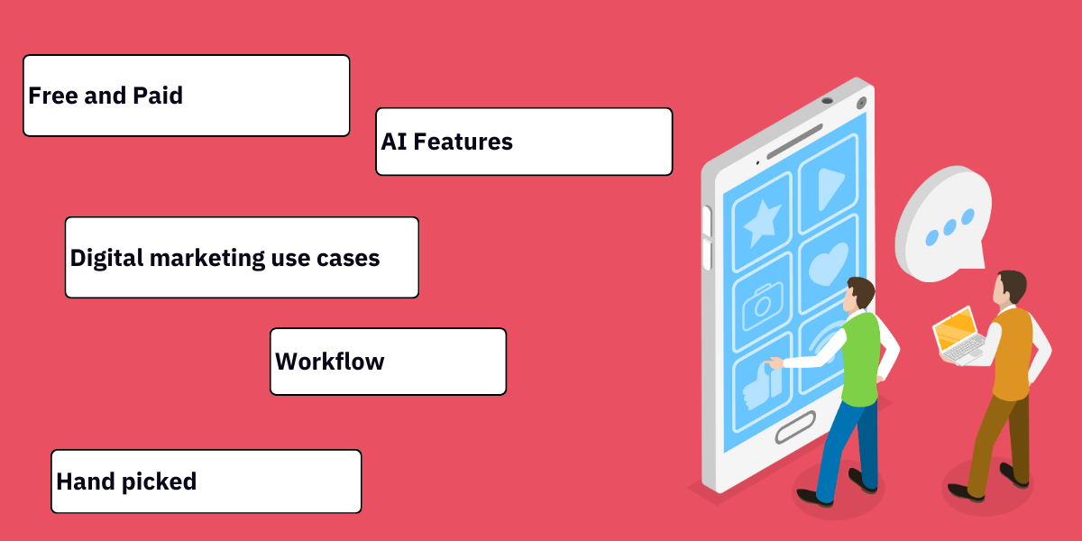 digital marketing ai tools selection