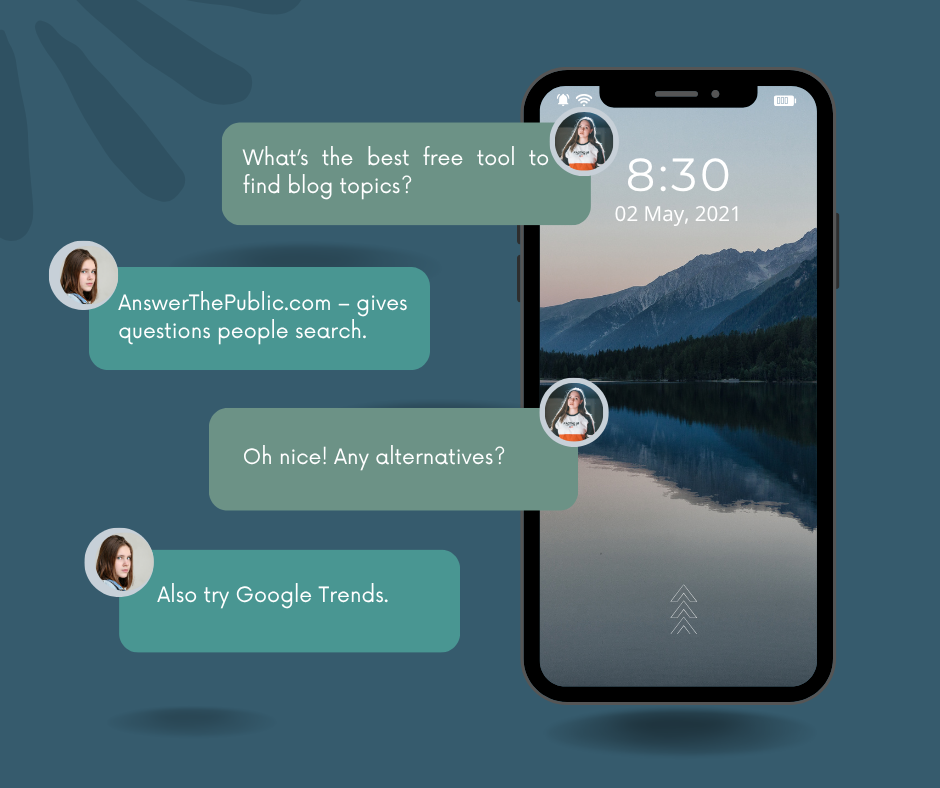 Smartphone displaying WhatsApp and Telegram group chats used for business promotions and organic audience engagement.